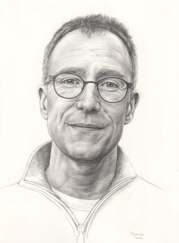 Portrettekening van Theo